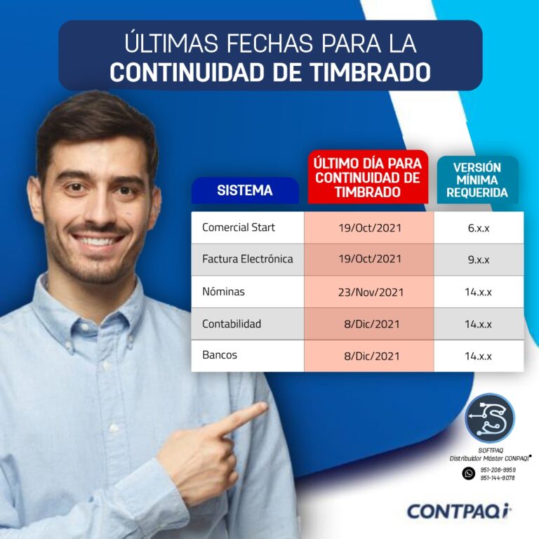 Continuidad de timbrado octubre 2021