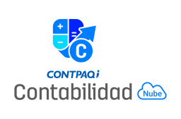 LOGOTIPO COMPAQi CONTABILIDAD NUBE_Versión Plana con Resaque Vertical